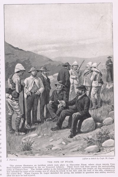 The Pipe of Peace by Alfred Pearse
